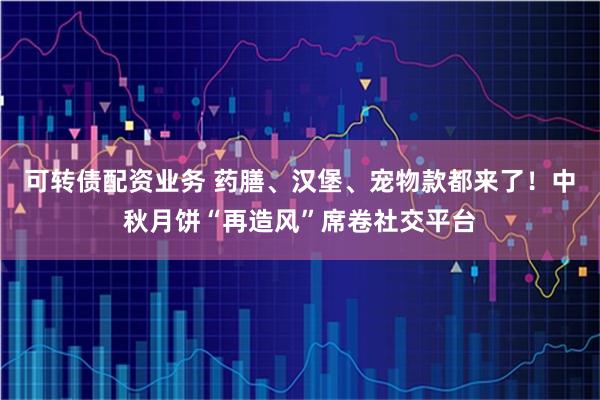 可转债配资业务 药膳、汉堡、宠物款都来了！中秋月饼“再造风”席卷社交平台